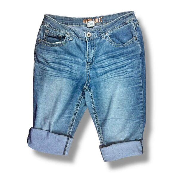 Hydraulic Vintage Capri Denim Jeans Sz 14 - Picture 1 of 11